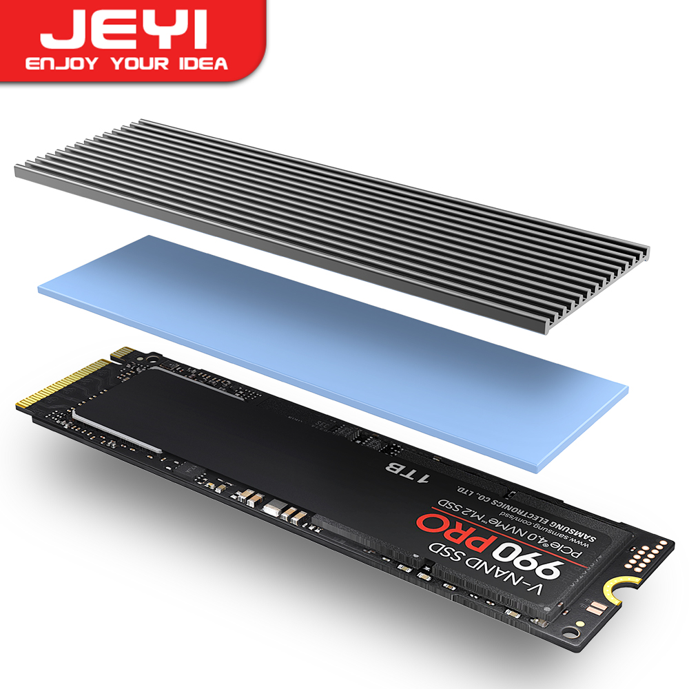 M2 Heatsink Cooler - JEYI M.2 SSD ヒートシンク、アルミニウム PS5 ラジエーター