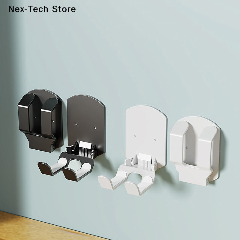 Gaming Accessories Wall Mount - 壁掛けゲーミングヘッドセットとコントローラーブラケットベース - 穴あけ不要、簡単設置、ゲームアクセサリー用収納ラック