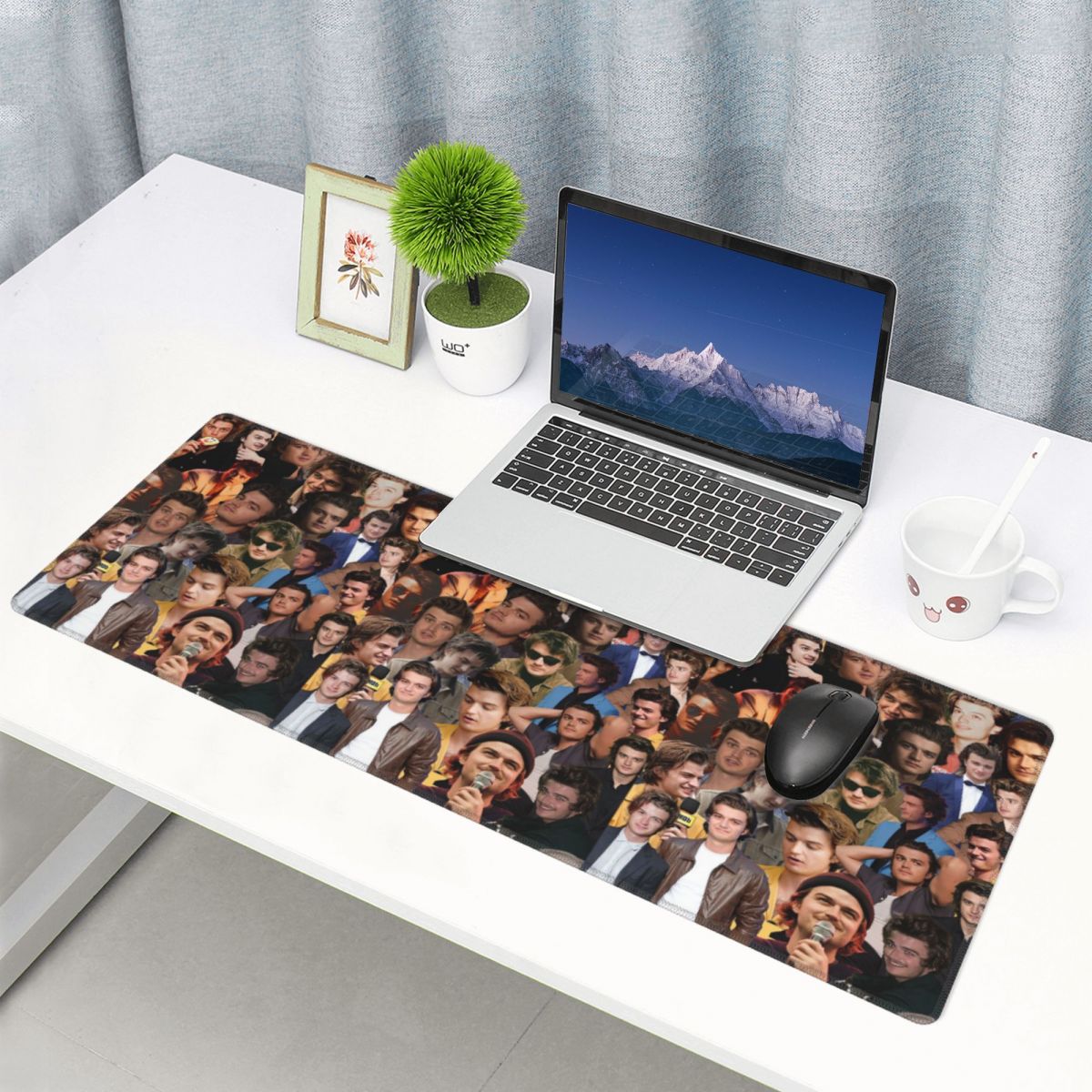 Gaming Accessories Photo - 大型マウスパッド ジョセフ・キーリー フォトコラージュ ゲーマー PC ノートパソコン