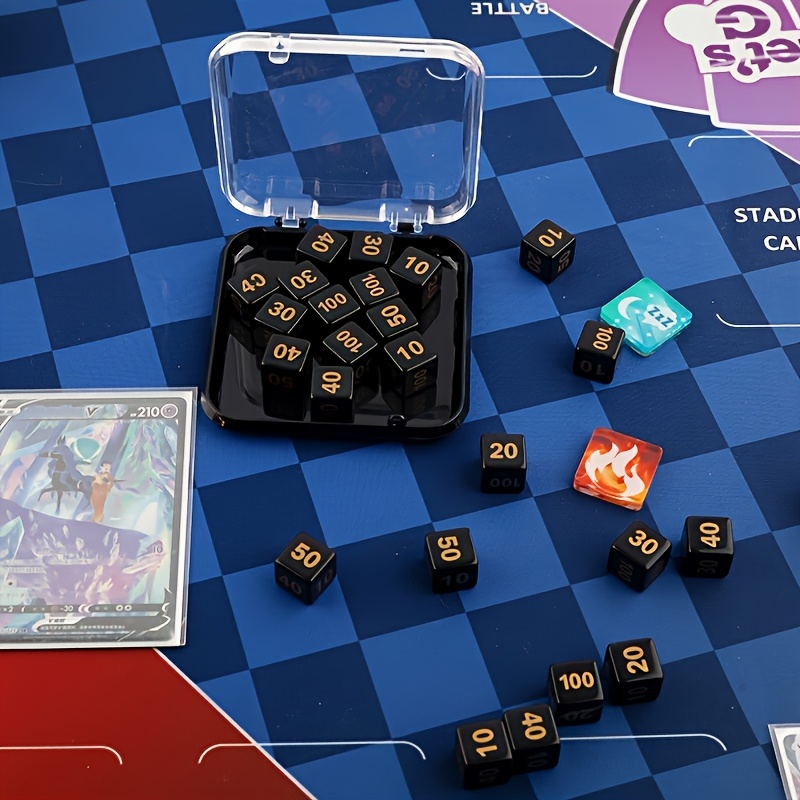 10個入りカウンタートークンダイス、PTCGアクリルデジタル - Gaming Accessories Must Have のレビューと価格