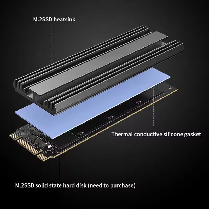 M.2 SSD ヒートシンク M2 NVME 2280 ソリ - M2 Heatsink Cooler のレビューと価格