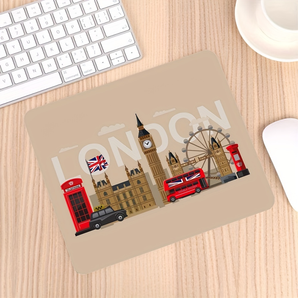 ロンドンランドマークラバーマウスパッドノンスリップデスクマッ - Gaming Accessories London のレビューと価格