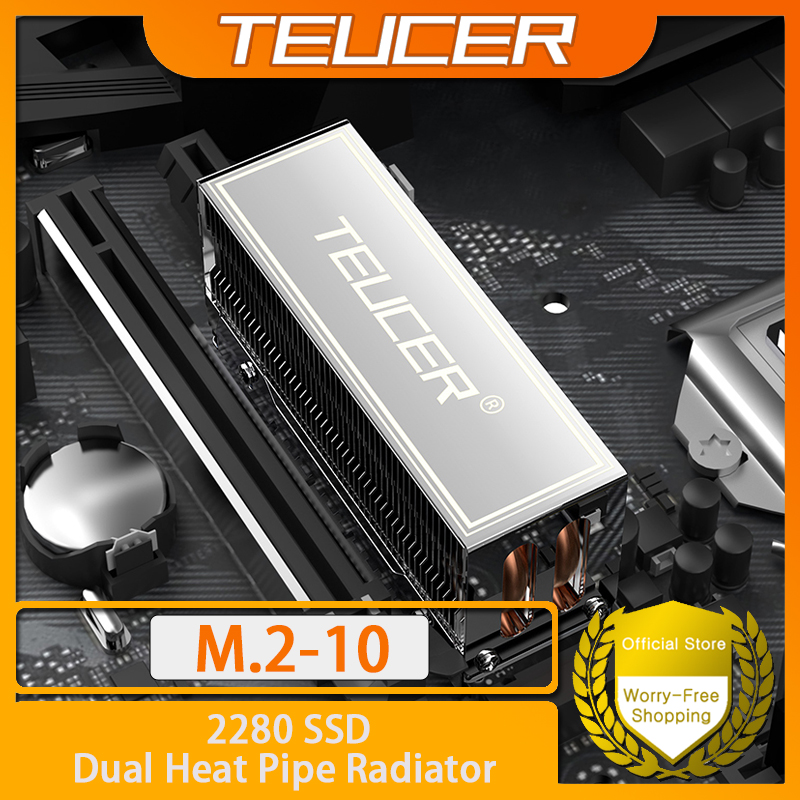 TEUCER M.2 SSD ヒートシンク M2 2280  - M2 Heatsink Cooler のレビューと価格