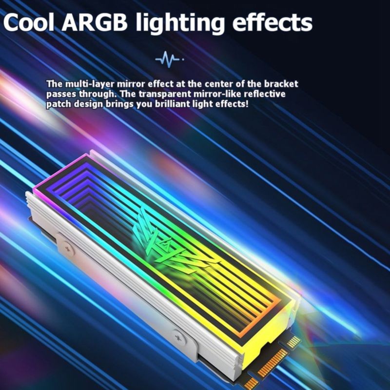DT21 5V ARGB同期 M.2 SSDヒートシンク、5 - M2 Heatsink Cooler のレビューと価格