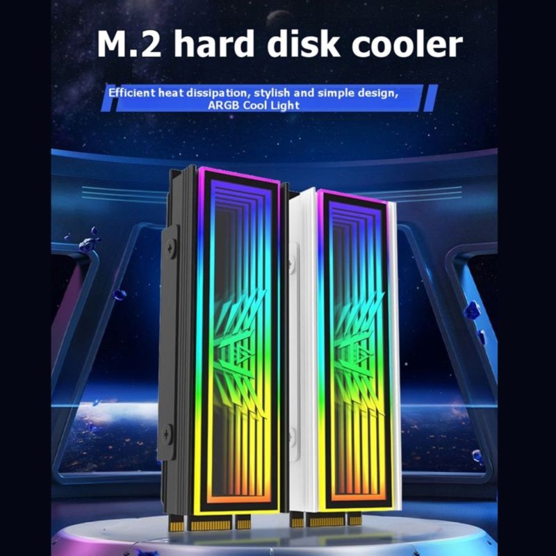 DT21 5V ARGB同期 M.2 SSDヒートシンク、5 - M2 Heatsink Cooler のレビューと価格