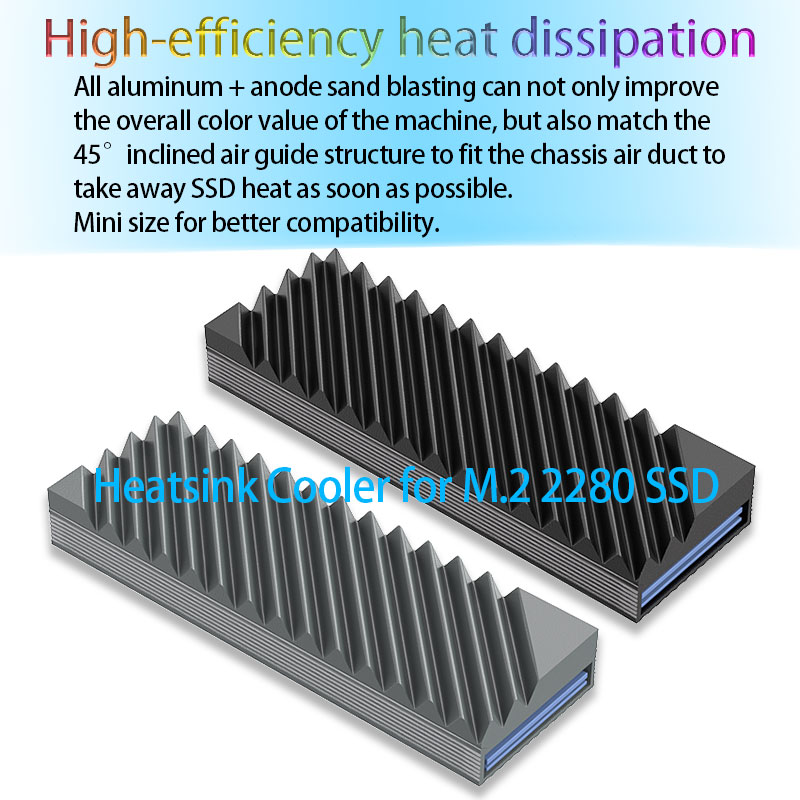 M.2 SSD NVMe ヒートシンク M2 2280 ソリ - M2 Heatsink Cooler のレビューと価格