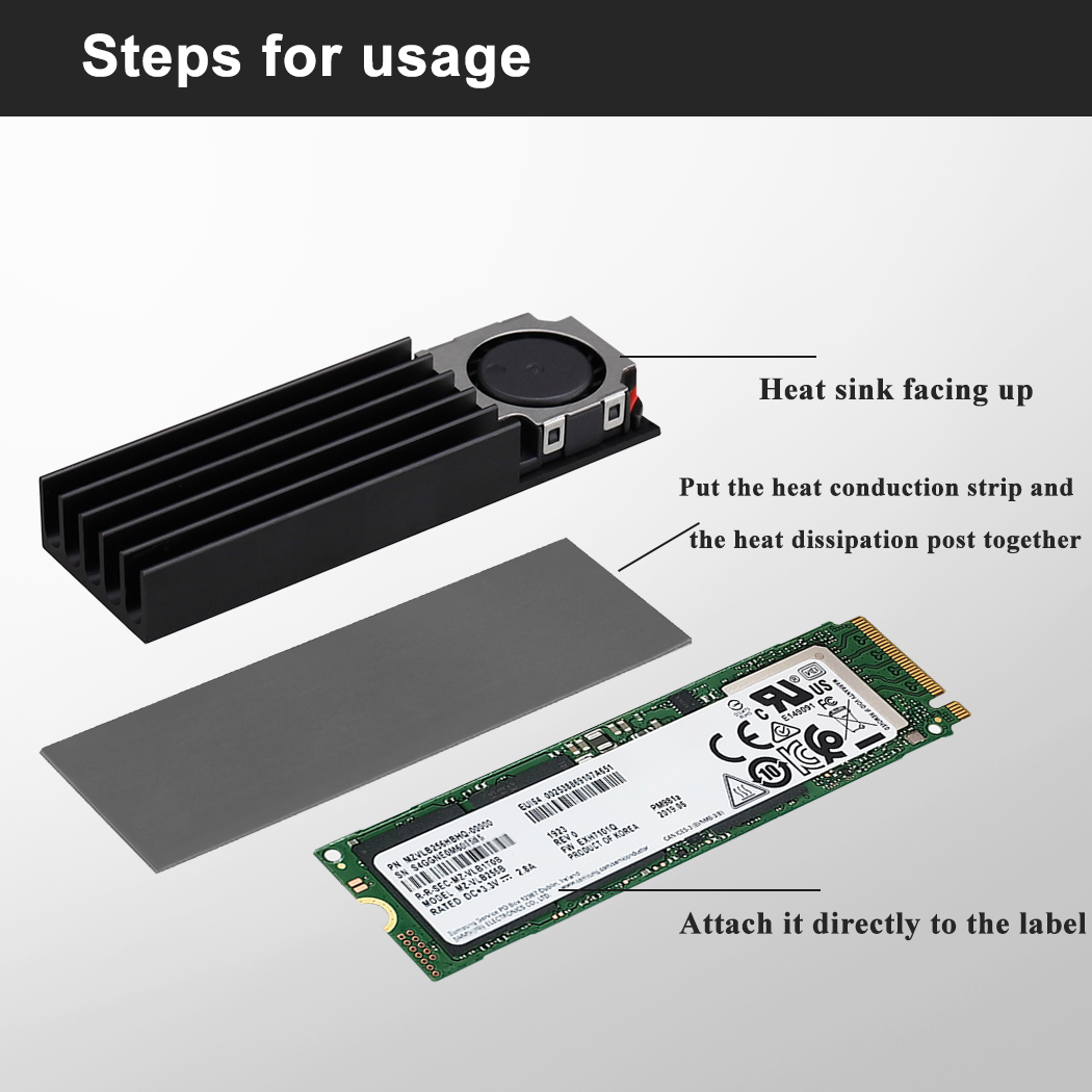 Gdstime M.2 2280 22110 ソリッドステー - M2 Heatsink Cooler のレビューと価格