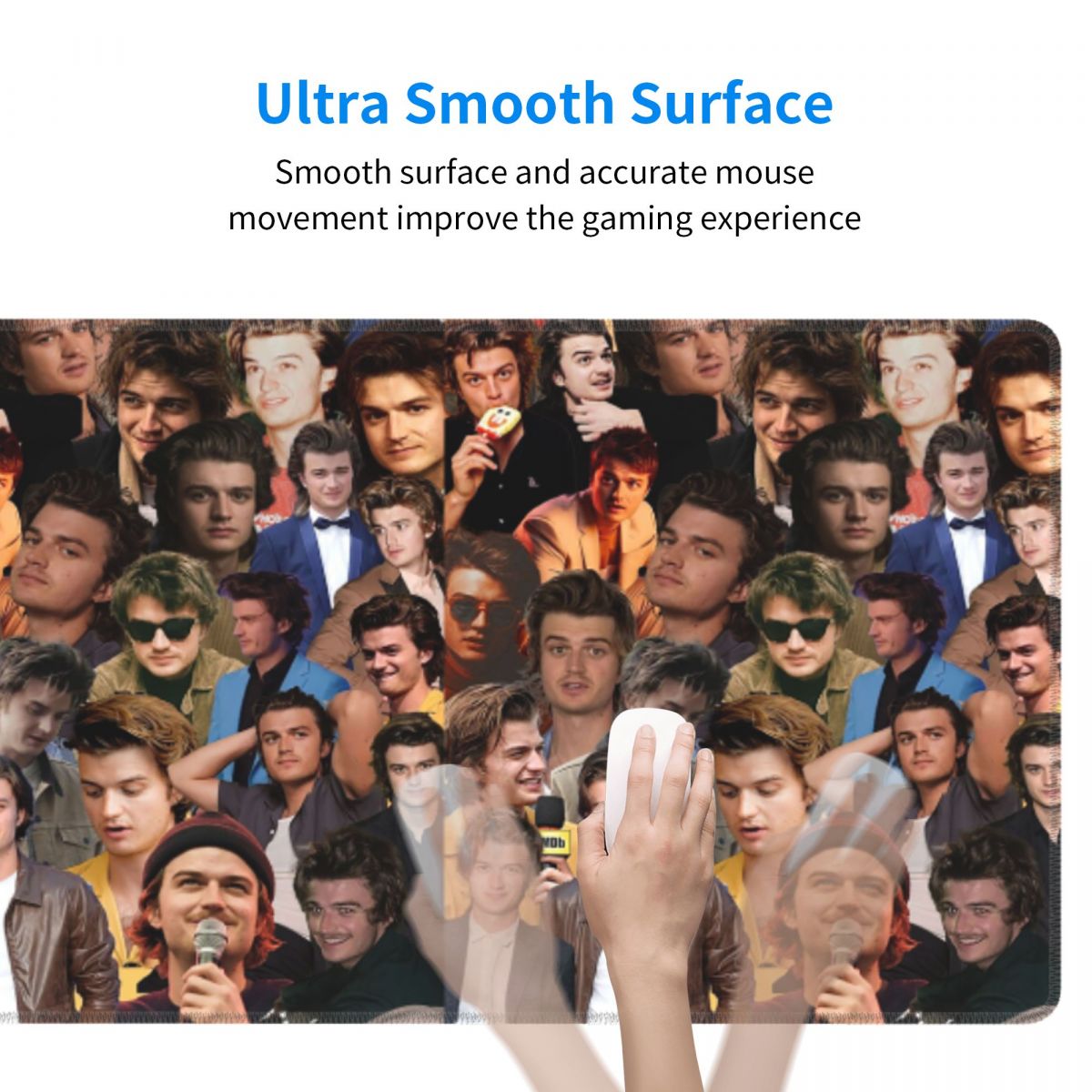 大型マウスパッド ジョセフ・キーリー フォトコラージュ ゲー - Gaming Accessories Photo のレビューと価格