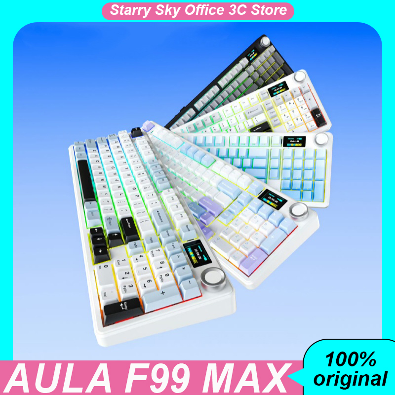 新しい AULA F99 Max ガスケットメカニカルゲーミ - Gaming Accessories Keyboards のレビューと価格