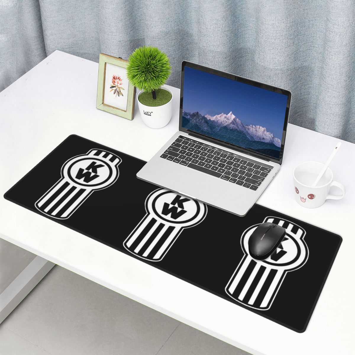 大型マウスパッド ケンワーストラックロゴ ゲーマーPC ラッ - Gaming Accessories Logo のレビューと価格