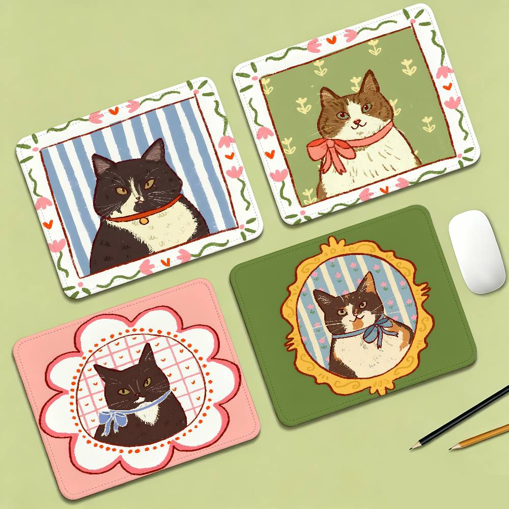 かわいい漫画猫のポートレートフォトフレームゴム製小型デスクト - Gaming Accessories Photo のレビューと価格