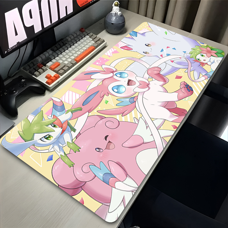 大型ピンクかわいいマウスパッド XXL ゲームコンピュータア - Gaming Accessories Keyboards のレビューと価格