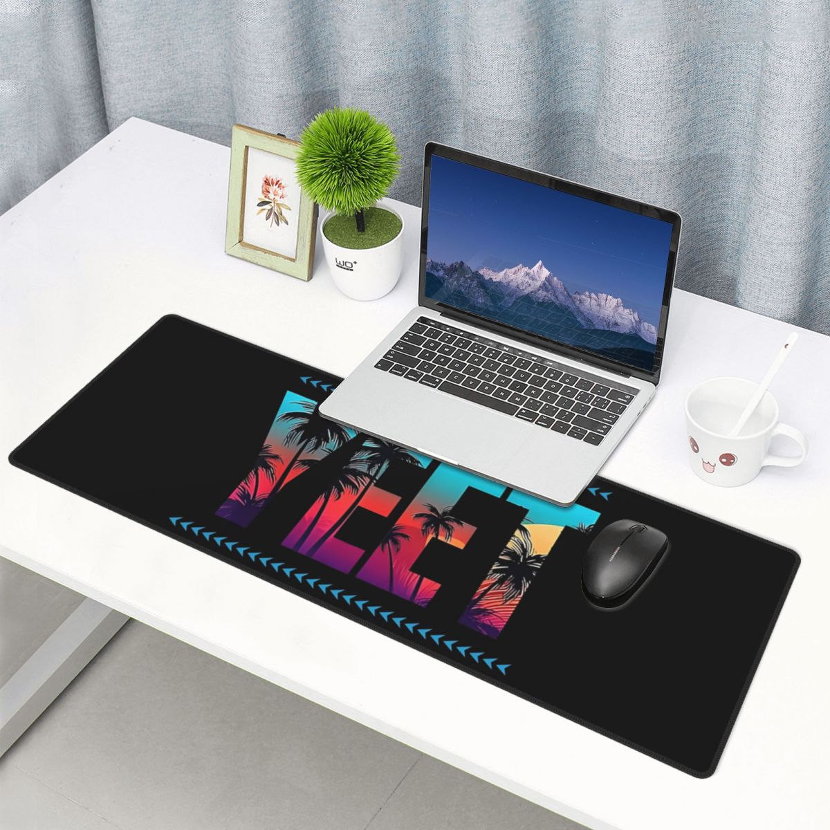 大型マウスパッド ココナッツ柄 ゲーマー向けPCラップトップ - Gaming Accessories Photo のレビューと価格